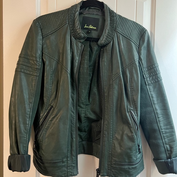 Sam Edelman Dark Green Bomber Jacket small - Picture 4 of 4
